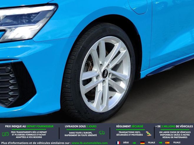 Audi A3 40 TFSIe 204 BVA Bleu de 2021