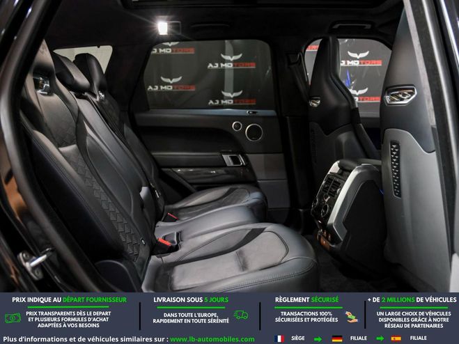 Land rover Range Rover V8 S/C 5.0L 575ch BVA Noir M�tallique de 2018