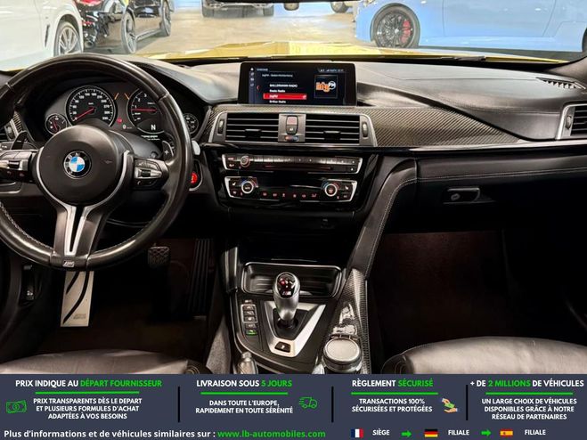 BMW M4 450 ch M BVA Jaune M�tallique de 2018