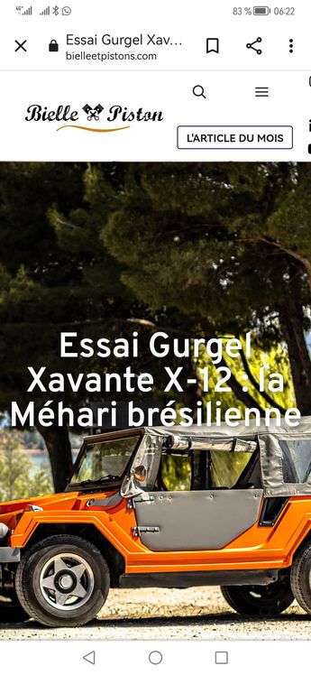  Voir d&eacute;tails -Gurgel X12 Xavante &agrave; Grosseto-Prugna (20)