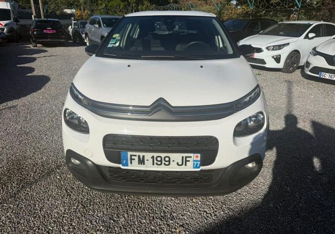 Citroen C3 BlueHDi 100 S&S BVM5 FEEL 1 ERE MAIN ENT Blanc de 2019