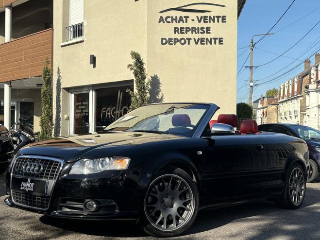 Audi A4 S4 Cabriolet Quattro 4.2i V8 - BVA Tiptr NOIR de 2006