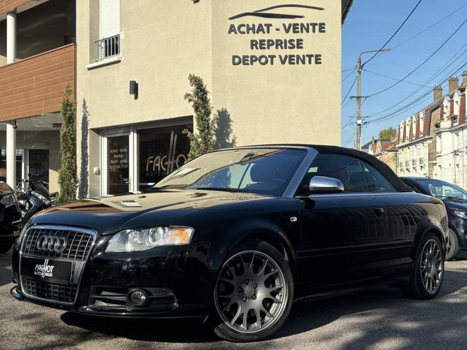 Audi A4 S4 Cabriolet Quattro 4.2i V8 - BVA Tiptr NOIR de 2006