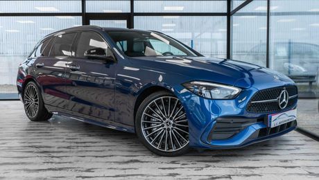 Mercedes Classe C Break 300 d - BVA 9G-Tronic AMG Line 4-M 2021 d'occasion a T�tes (76)