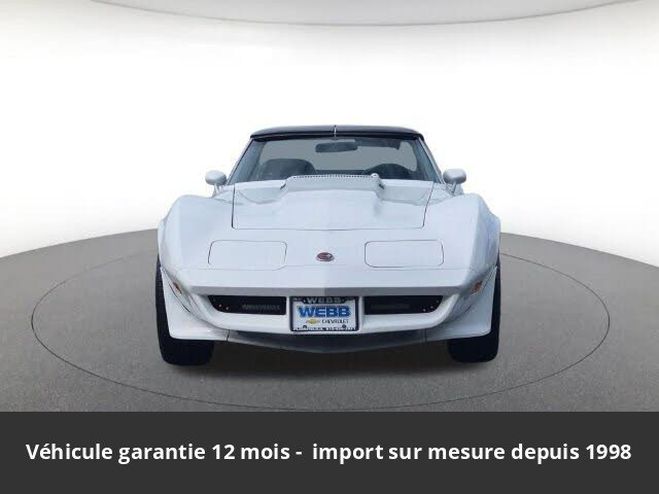 Chevrolet Corvette C3 350 ci code l48 Blanc de 1975