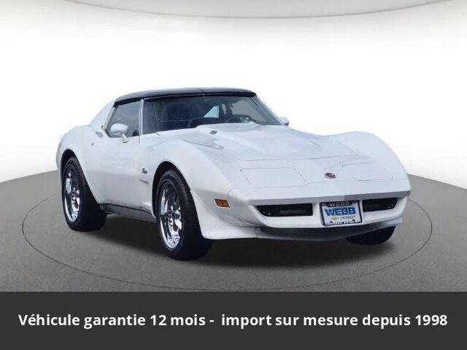 Chevrolet Corvette C3 350 ci code l48 Blanc de 1975