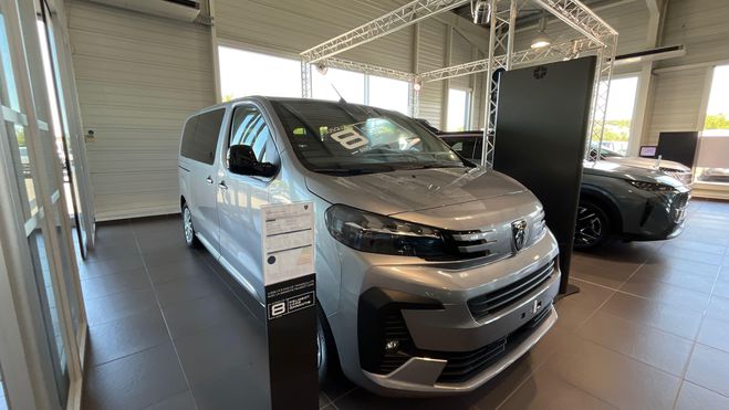Peugeot E-TRAVELLER Traveller M Electrique 75 kWh 136 ch Bus Gris Acier de 2024