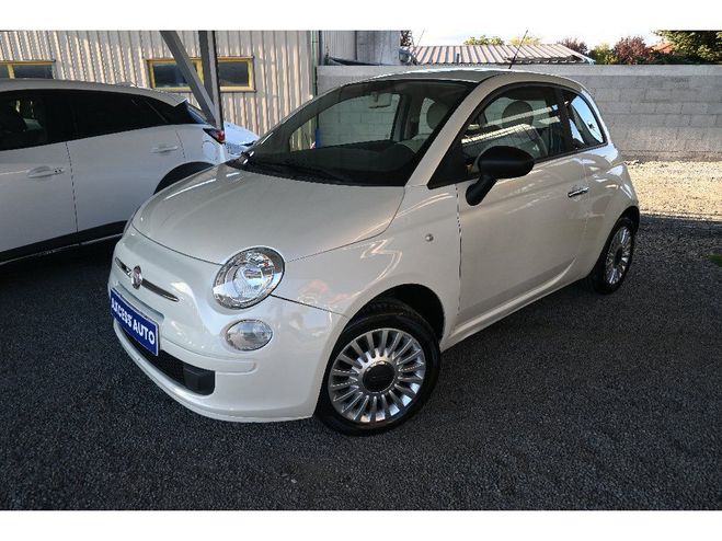 Fiat 500 1.2 8V 69 ch Blanc de 2009