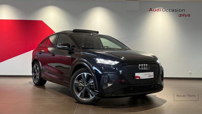 Audi Q4 E-Tron SPORTBACK 50 299 ch 82 kWh quattr Noir de 2023