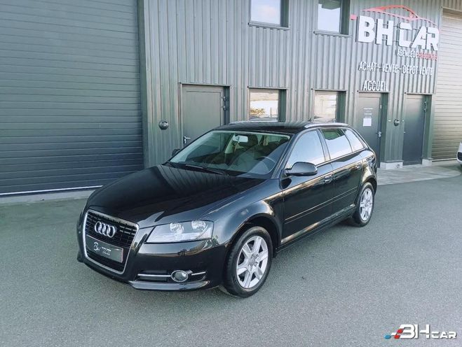 Audi A3 SPORTBACK 1.4 TFSI 125CV BVM6 SIEGES CHA Noir de 2012