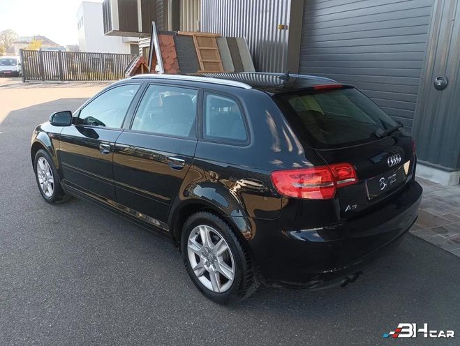 Audi A3 SPORTBACK 1.4 TFSI 125CV BVM6 SIEGES CHA Noir de 2012