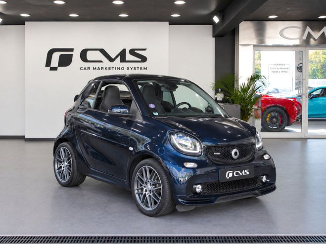 Smart Fortwo CABRIO 0.9 109 ch S&S BA6 Brabus Bleu de 2017