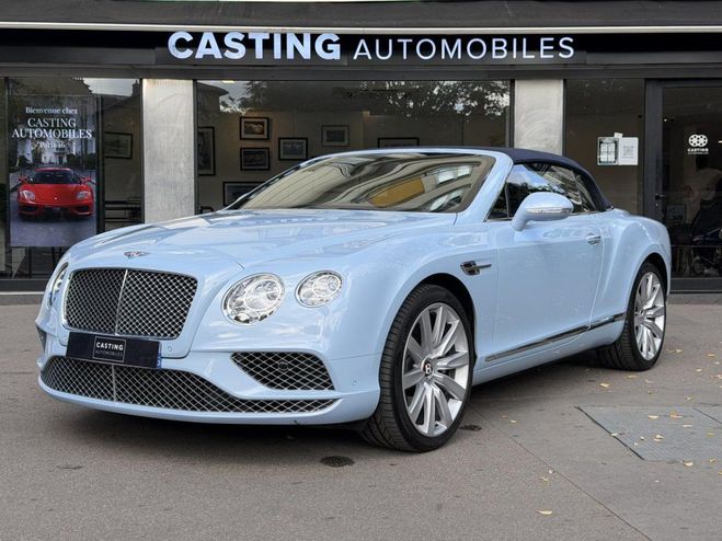 Bentley Continental Convertible 6.8i - BVA CABRIOLET . BLEU CLAIR de 2016