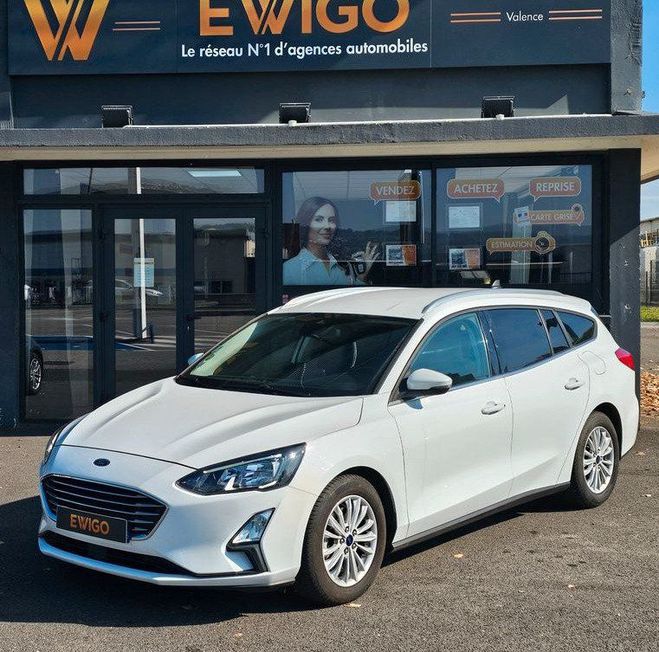 Ford Focus BREAK 1.5 ECOBLUE 120Ch TITANIUM ENTRETI Blanc de 2022