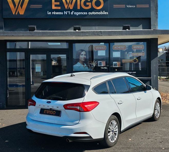 Ford Focus BREAK 1.5 ECOBLUE 120Ch TITANIUM ENTRETI Blanc de 2022