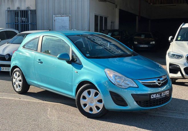 Opel Corsa 1.2 TwinPort 85ch Essentia 3P Clim Bleu de 2012