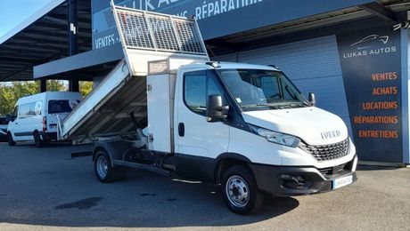 Iveco Daily CHASSIS CABINE 35C16 BENNE  COFFRE QUAD- 2021 d'occasion a Ch�tillon-sur-Chalaronne (01)