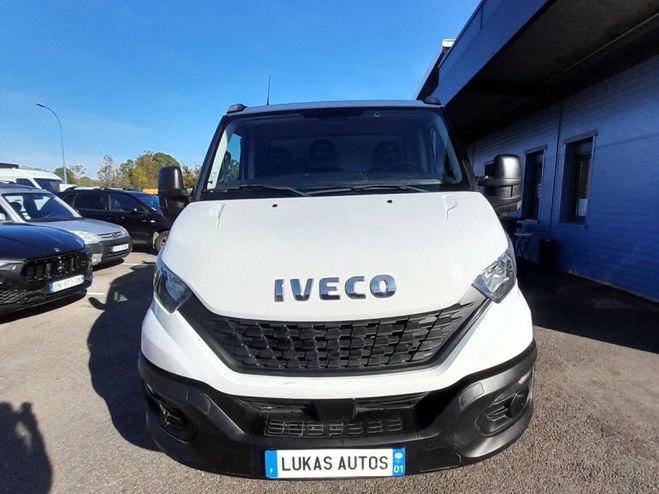 Iveco Daily CHASSIS CABINE 35C16 BENNE  COFFRE QUAD- Blanc de 2021