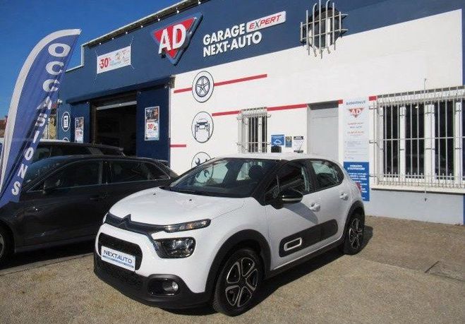 Citroen C3 STE 1.5 BLUEHDI 100CH S&S BVM 6 FEEL NAV Blanc de 2022