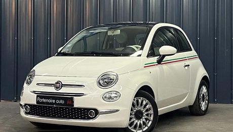 Fiat 500 1.2 70 lounge - Garantie 1 an - Toit pan 2018 d'occasion a Halluin (59)