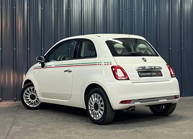 Fiat 500 1.2 70 lounge - Garantie 1 an - Toit pan Blanc de 2018