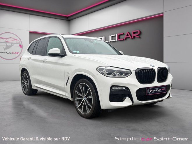 BMW X3 xdrive20da 190ch m sport euro6c BLANC de 2018