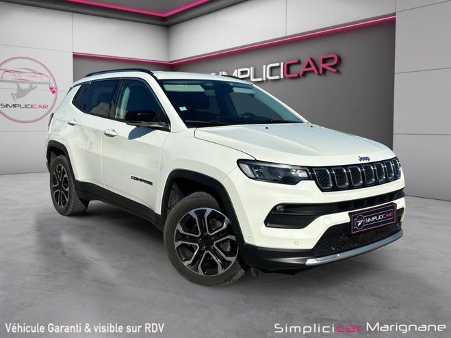 Jeep Compass 1.3 GSE T4 150 ch BVR6 Limited PACK HIVE Blanc de 2022