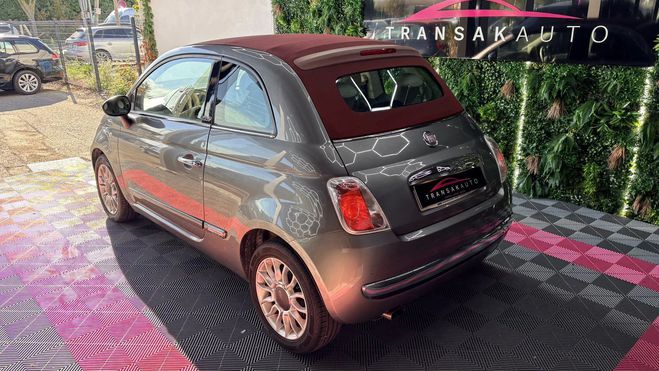 Fiat 500 C Lounge 1.2i Cabriolet Climatisation Ve Gris de 2010