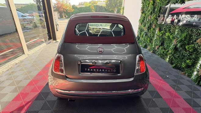 Fiat 500 C Lounge 1.2i Cabriolet Climatisation Ve Gris de 2010