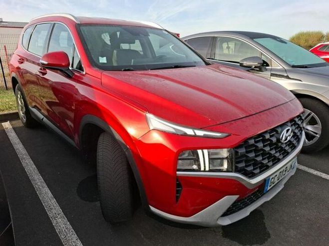 Hyundai Santa Fe 1.6 T-GDI 230CH HYBRID INTUITIVE BVA6 Rouge de 2021