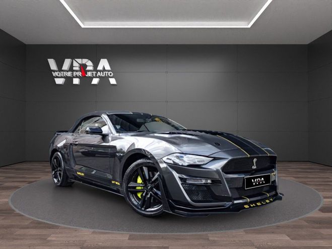Ford Mustang GT 5.0 V8 421 ch ? Look Shelby Cabriolet Gris de 2019