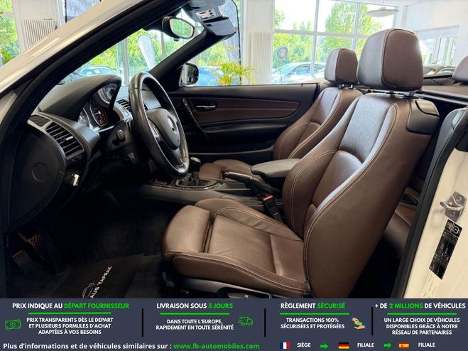 BMW Serie 1 118d 143CH Blanc M�tallique de 2013