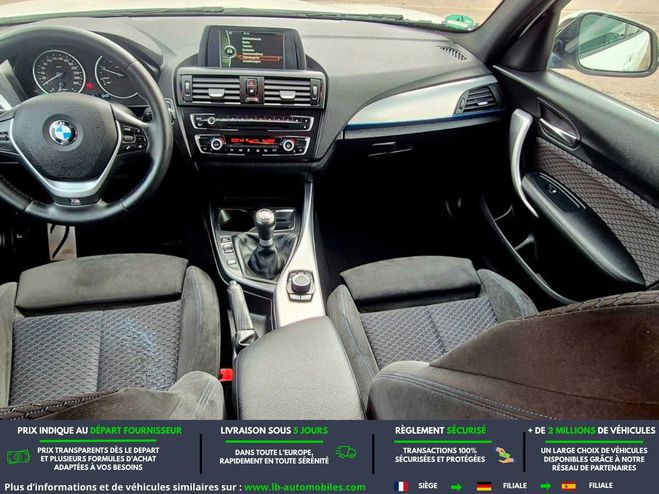 BMW Serie 1 120d 184CH Blanc M�tallique de 2013