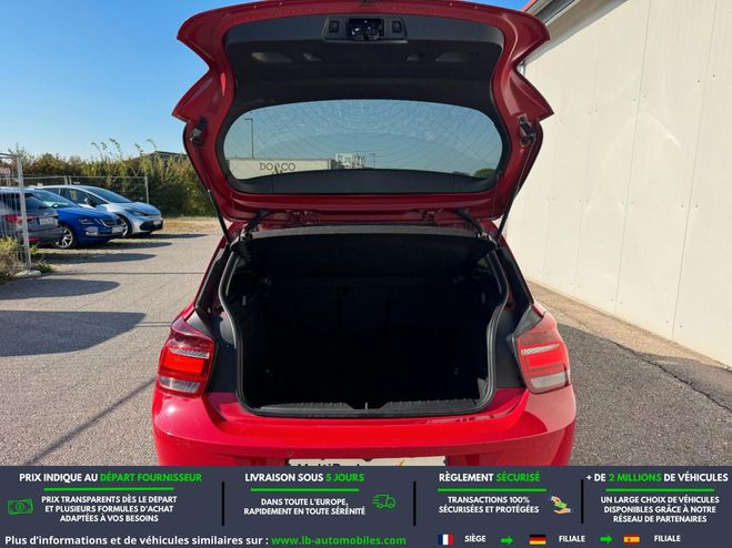 BMW Serie 1 118i 170CH BVA Rouge M�tallique de 2012