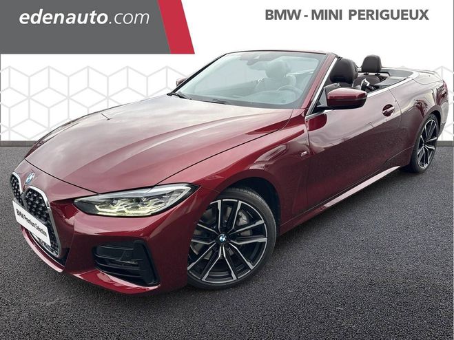 BMW Serie 4 Cab 430d 286 ch BVA8 M Sport 2p Rouge de 2022
