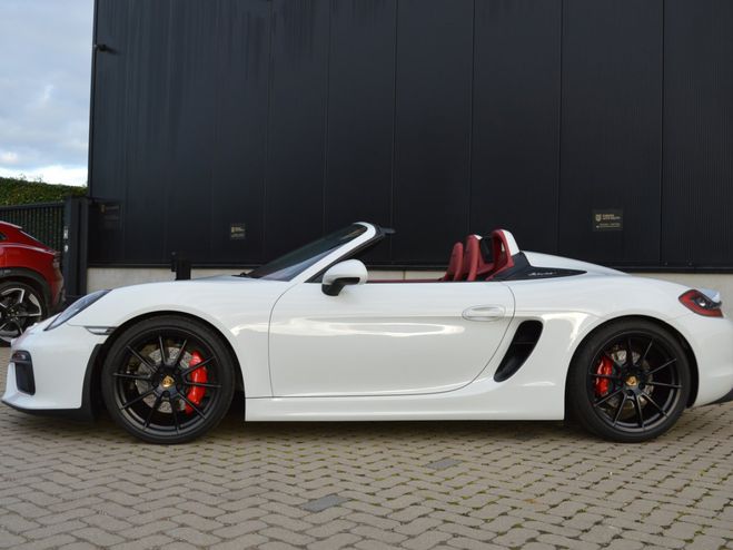 Porsche Boxster Spyder 3.8i 375 ch Boite m�ca - 12.000 k blanc carrara metallis� de 2016