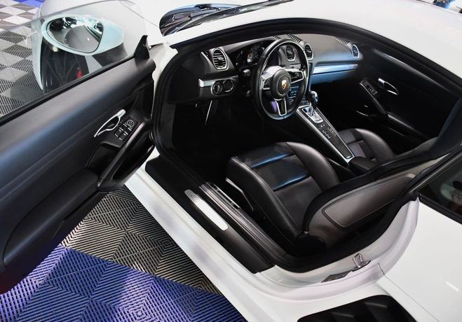 Porsche 718 Cayman S 2.5 Turbo Flat 4 350 PDK7 GPS P Blanc de 2018