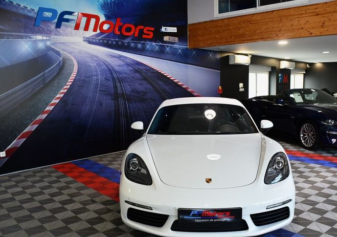 Porsche 718 Cayman S 2.5 Turbo Flat 4 350 PDK7 GPS P Blanc de 2018
