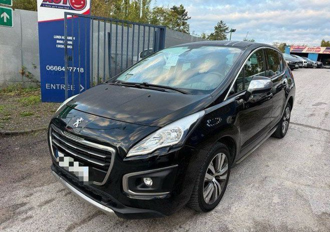 Peugeot 3008 Magnifique en 1,6 hdi 120 cv gps Bluetoo Noir de 2016