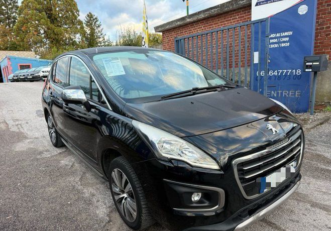 Peugeot 3008 Magnifique en 1,6 hdi 120 cv gps Bluetoo Noir de 2016