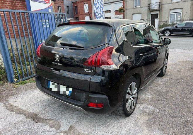 Peugeot 3008 Magnifique en 1,6 hdi 120 cv gps Bluetoo Noir de 2016