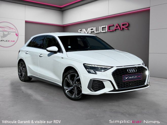 Audi A3 2.0 TDI 150 S TRONIC S LINE Blanc de 2021