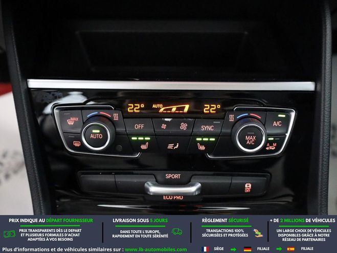 BMW Serie 2 218dA Active Tourer  150ch BVA Gris M�tallique de 2015