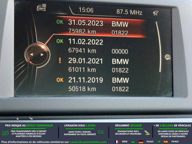 BMW Serie 2 218dA Active Tourer  150ch BVA Gris M�tallique de 2015