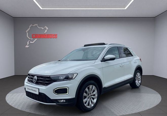 Volkswagen T Roc 1.5 TSI EVO 150CH CARAT DSG7 EURO6D-T Blanc de 2019