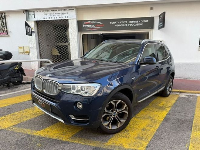 BMW X3 (F25) SDRIVE20IA 184CH XLINE Bleu de 2017