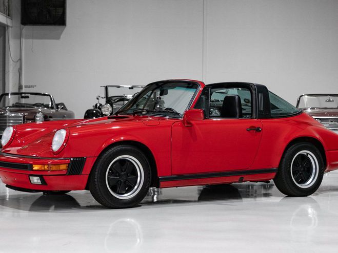 Porsche 911 CARRERA 3.2 TARGA (G50 FIVE-SPEED, ONLY  Rouge de 1987
