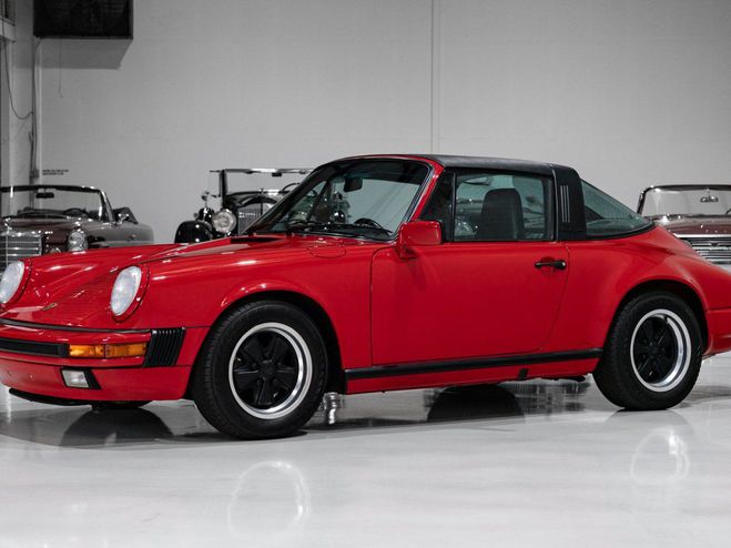 Porsche 911 CARRERA 3.2 TARGA (G50 FIVE-SPEED, ONLY  Rouge de 1987