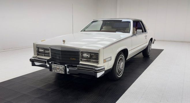 Cadillac Eldorado Biarritz Hardtop Blanc de 1985