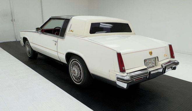 Cadillac Eldorado Biarritz Hardtop Blanc de 1985